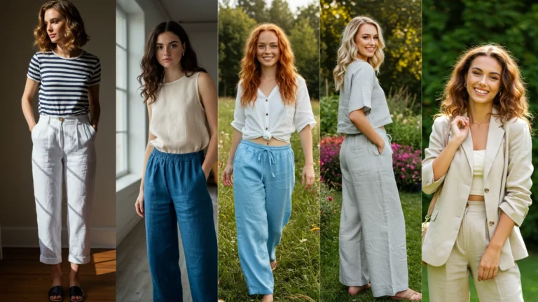 Linen Pants outfits ideas